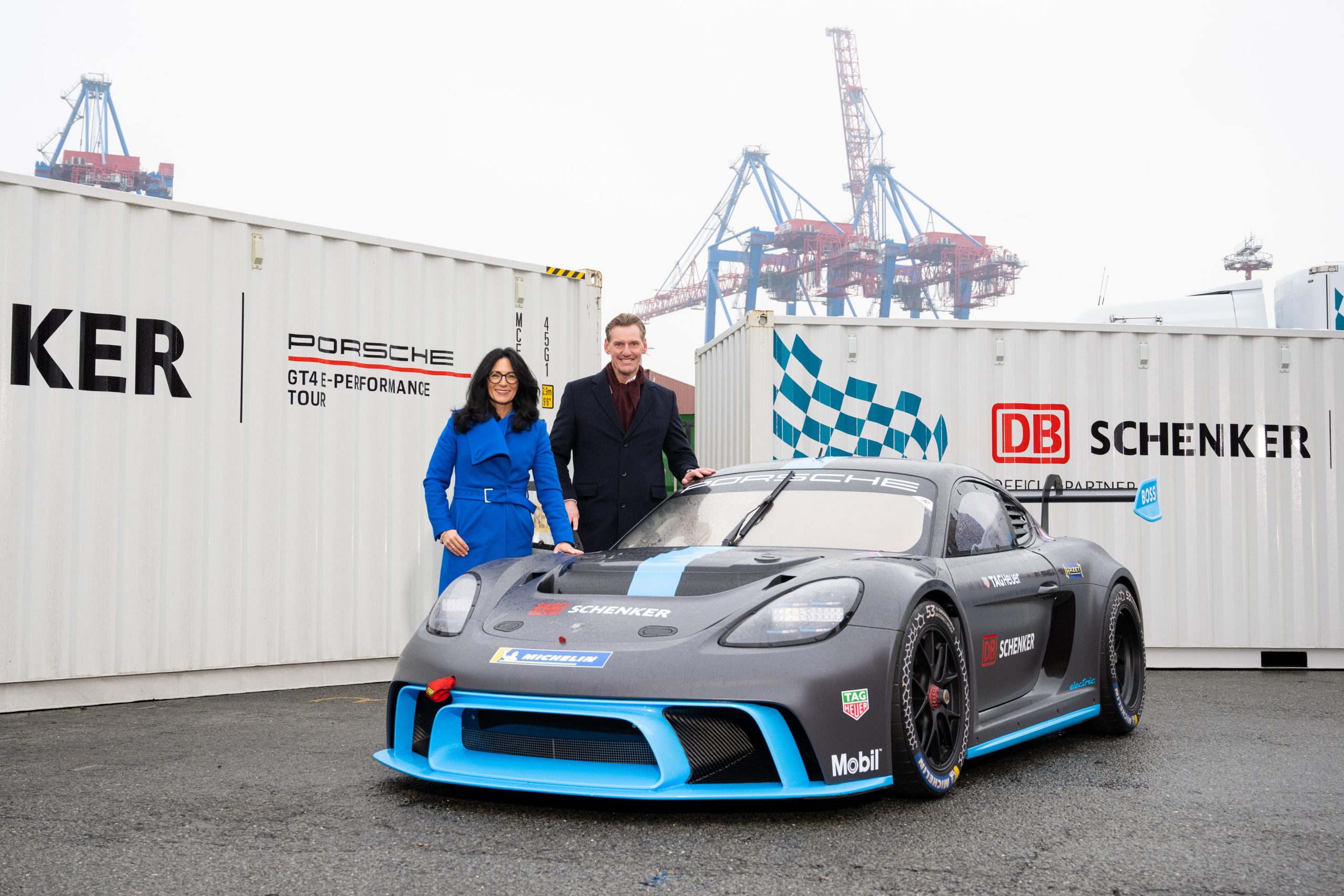 DB Schenker supports Porsche GT4 e-Performance Tour with green logistics