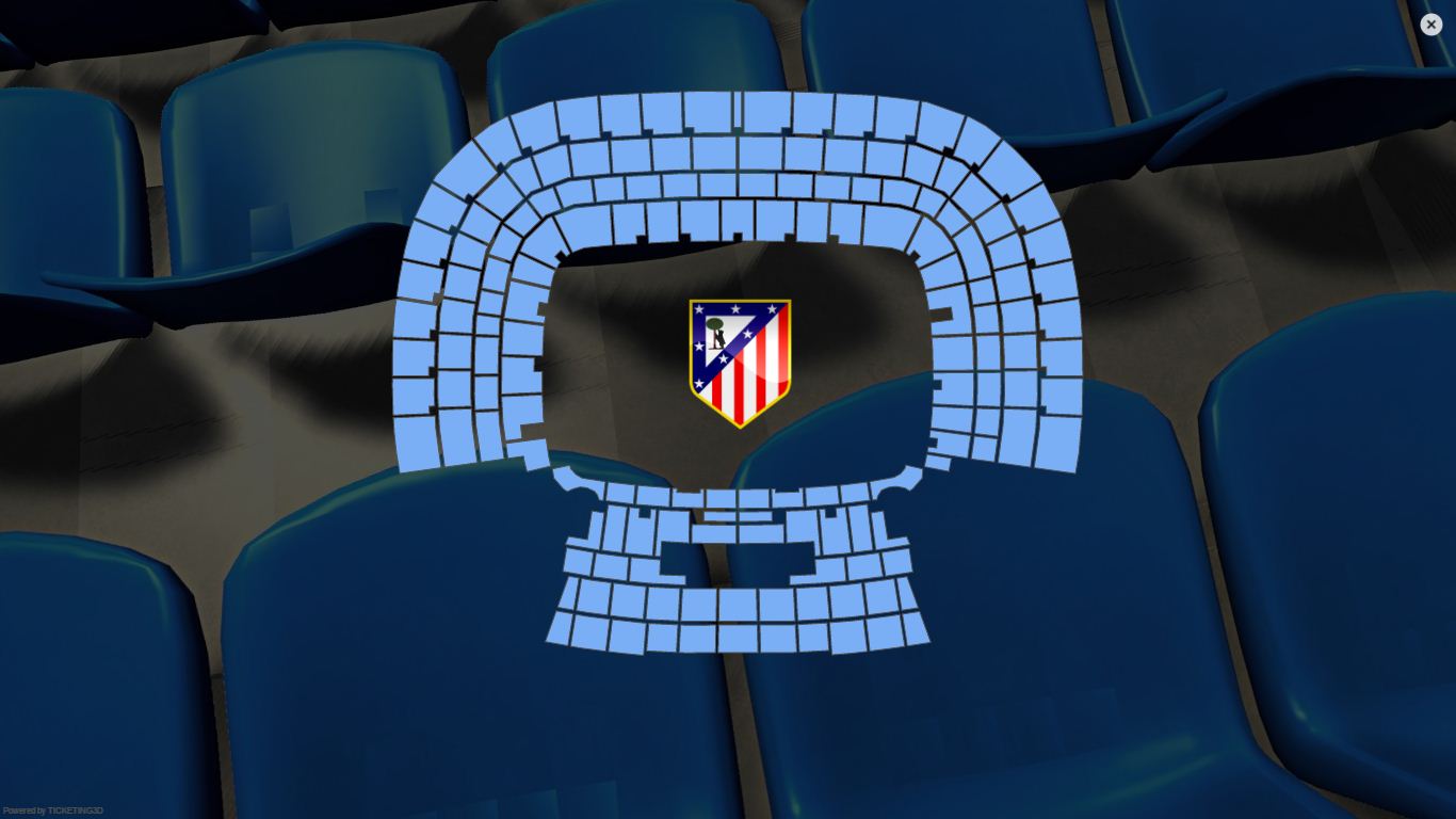 Atlético Madrid fans move into new stadium using Ticketing3D software