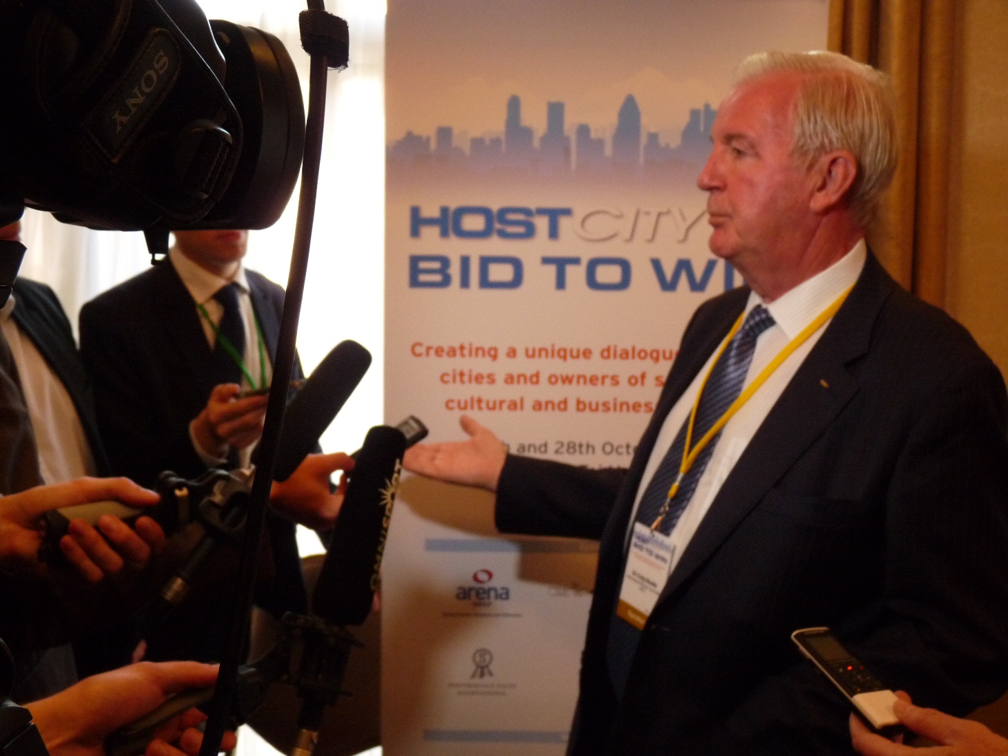 HOST CITY 2015 will help cities get ahead – Sir Craig Reedie