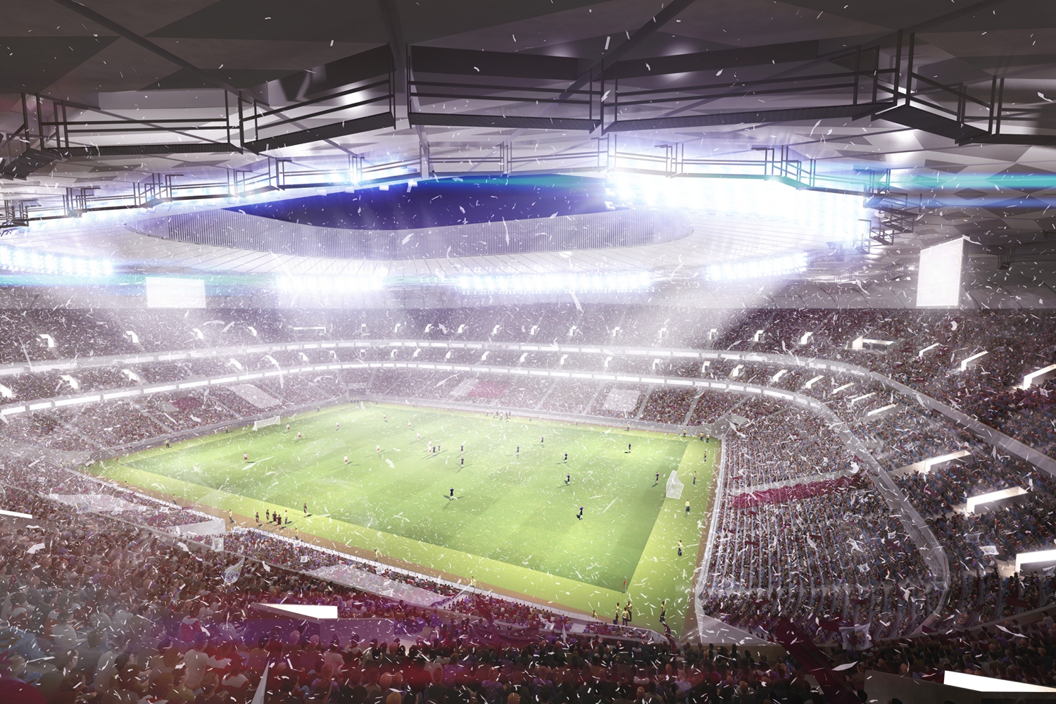 Qatar 2022 stadium design meets tough cooling targets