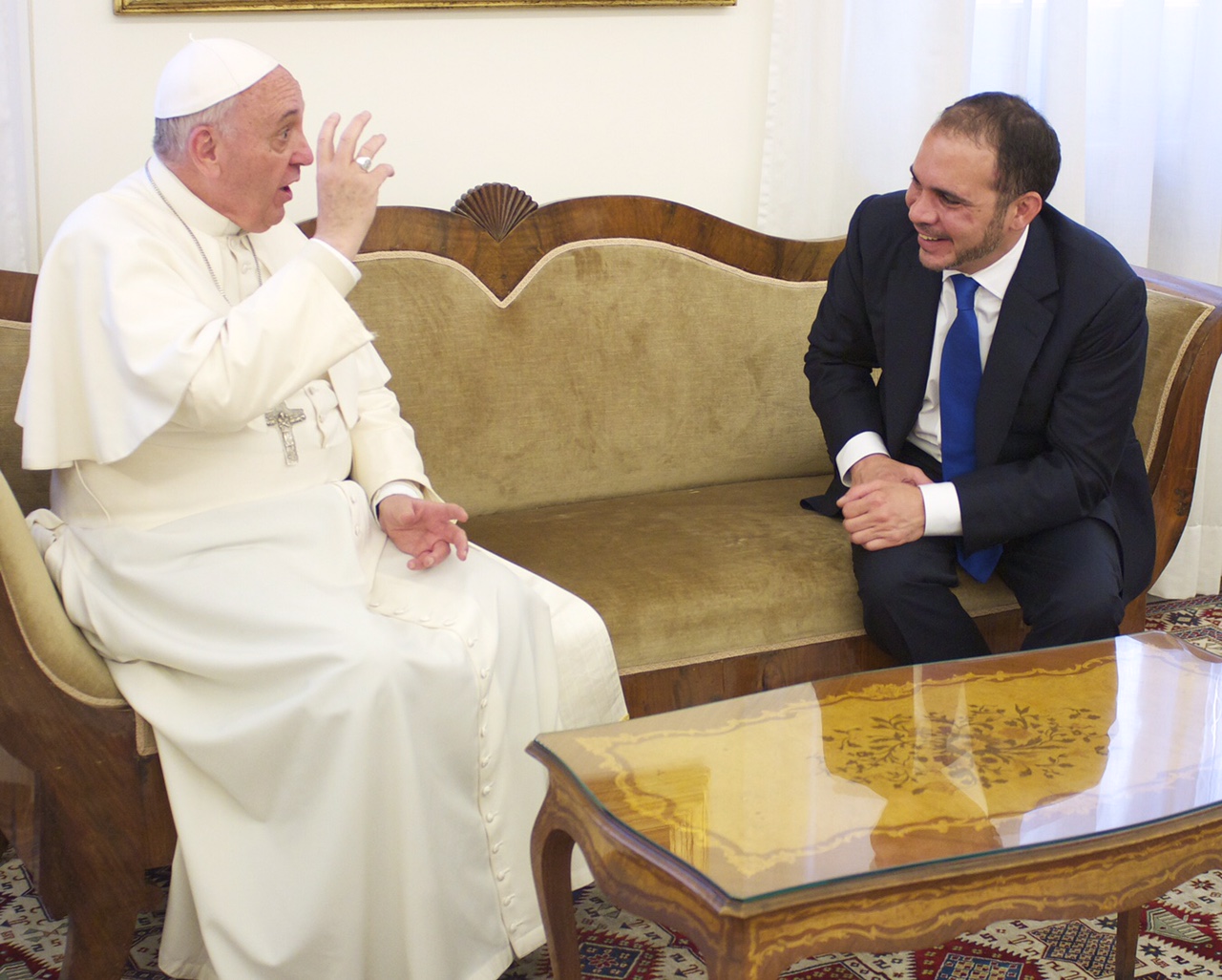 Pope and Prince Ali discuss football’s power to develop