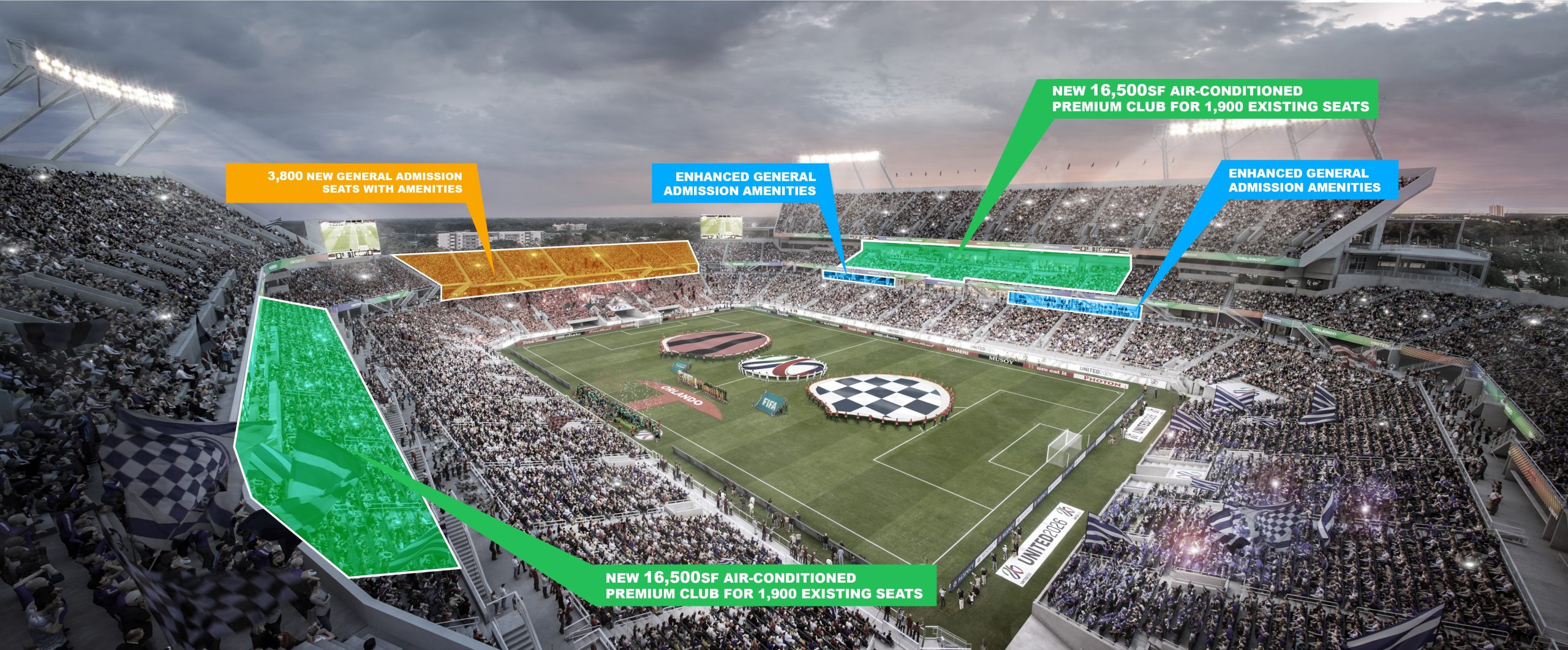 Orlando’s World Cup stadium upgrade nears completion