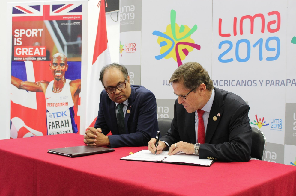 UK to be main delivery partner of Lima 2019 Pan-American Games