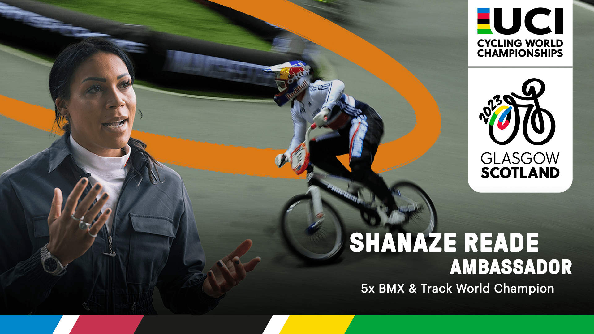 Shanaze Reade to champion young people in new role as Ambassador for the 2023 UCI Cycling World Championships