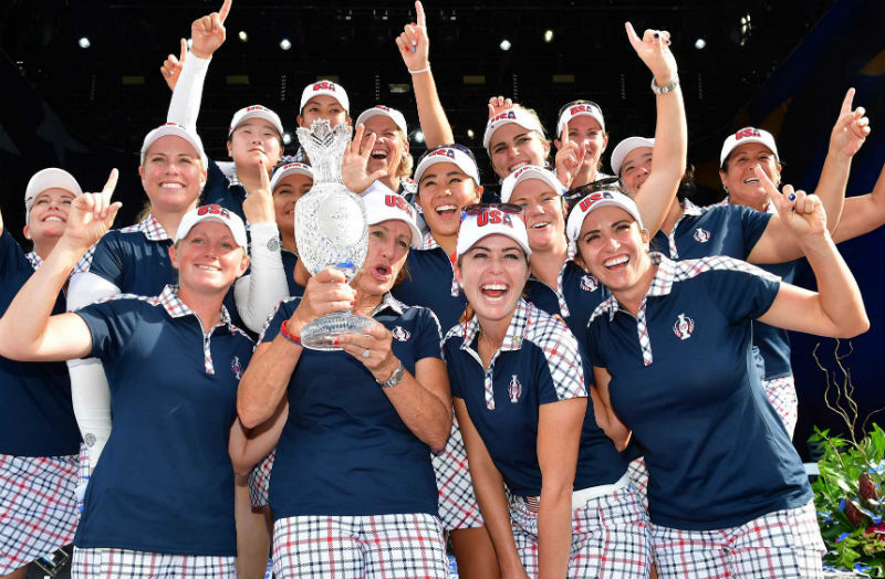 Scotland celebrates Solheim Cup handover