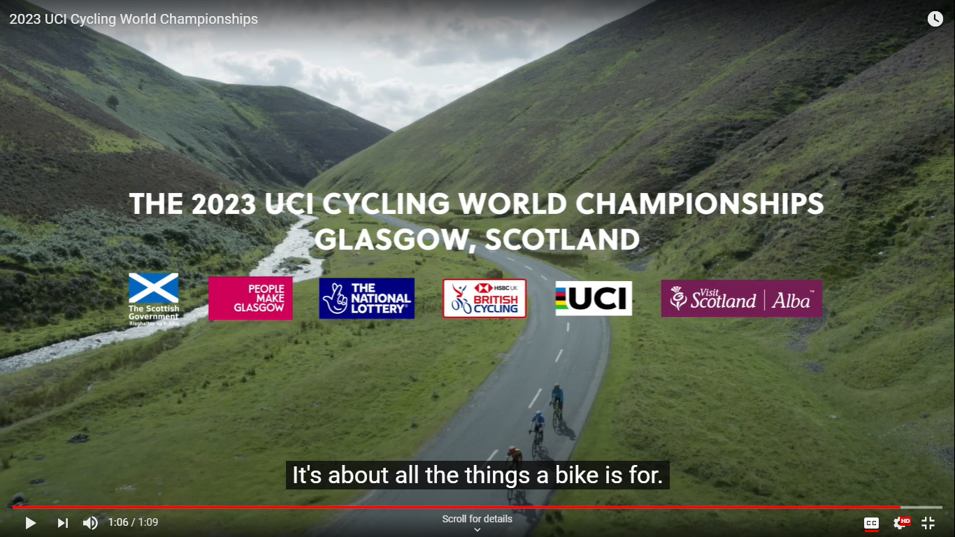Bike power celebrated ahead of 2023 UCI Cycling World Championships