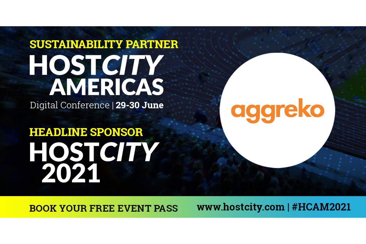 Aggreko joins forces with Host City as Sustainability Partner and Headline Sponsor for 2021 Events