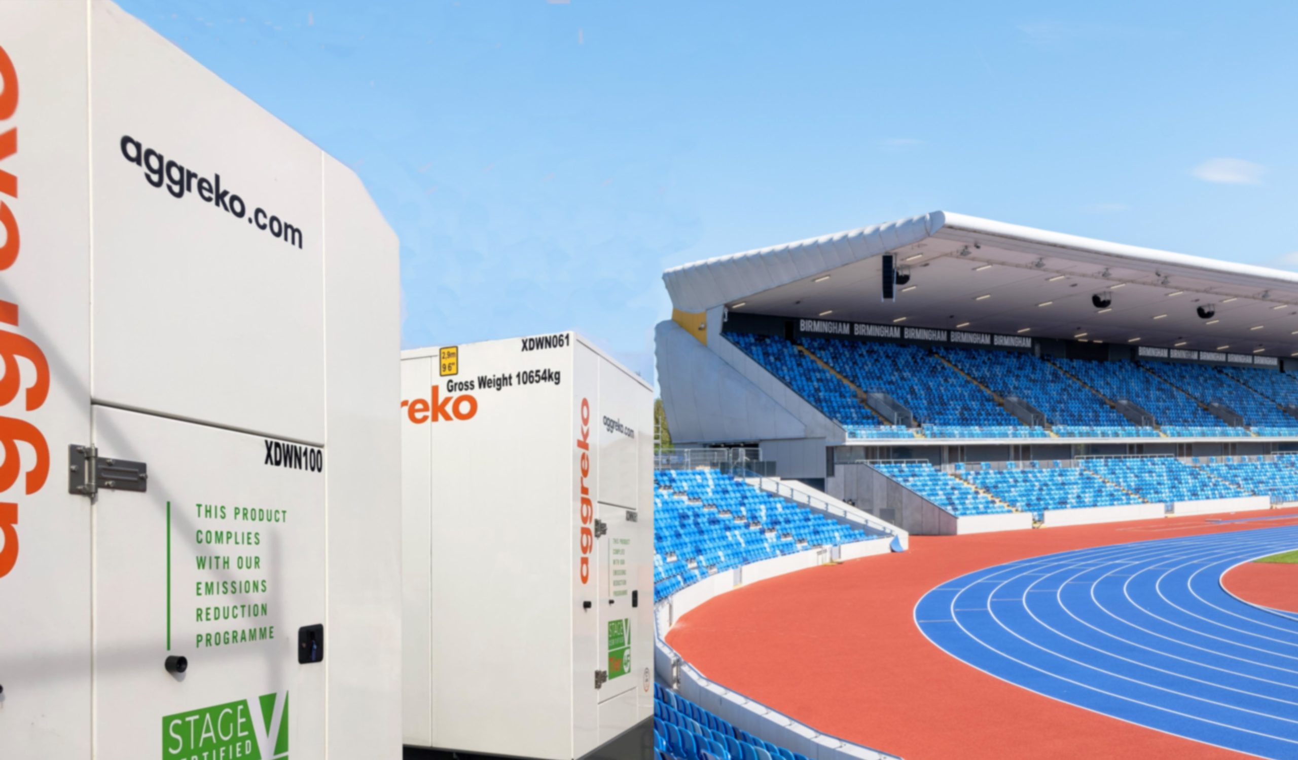 Aggreko and Birmingham 2022 strive to reduce emissions through latest technology