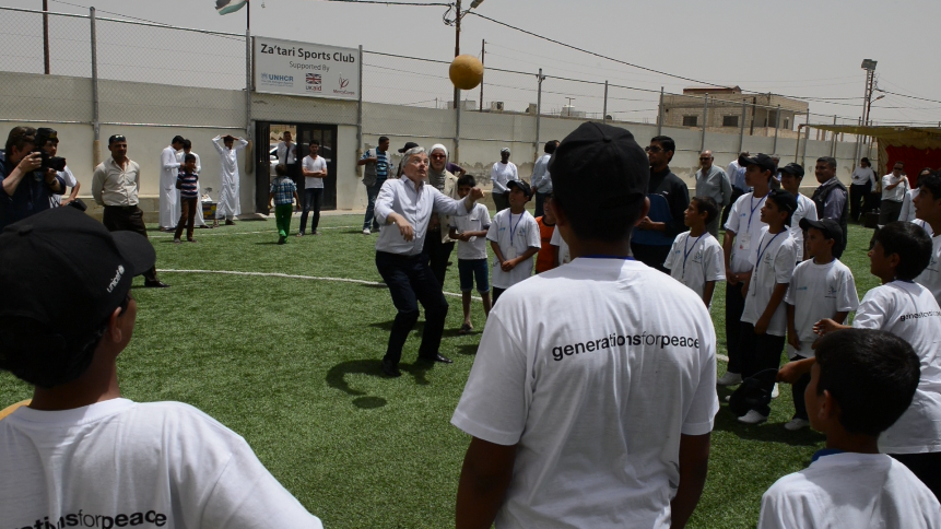 Belgium backs Generations For Peace refugee youth project